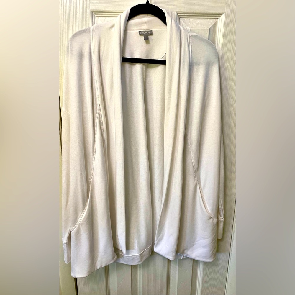 T by Talbots Women Open Front Cardigan Cardigan Sweater Sz X